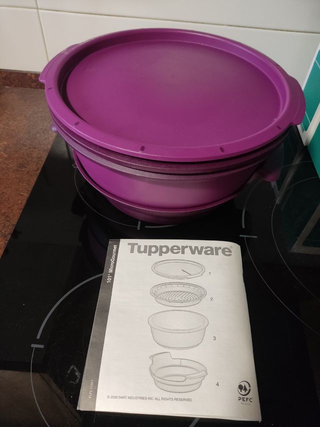 Vaporera microgourmet 101° Tupperware