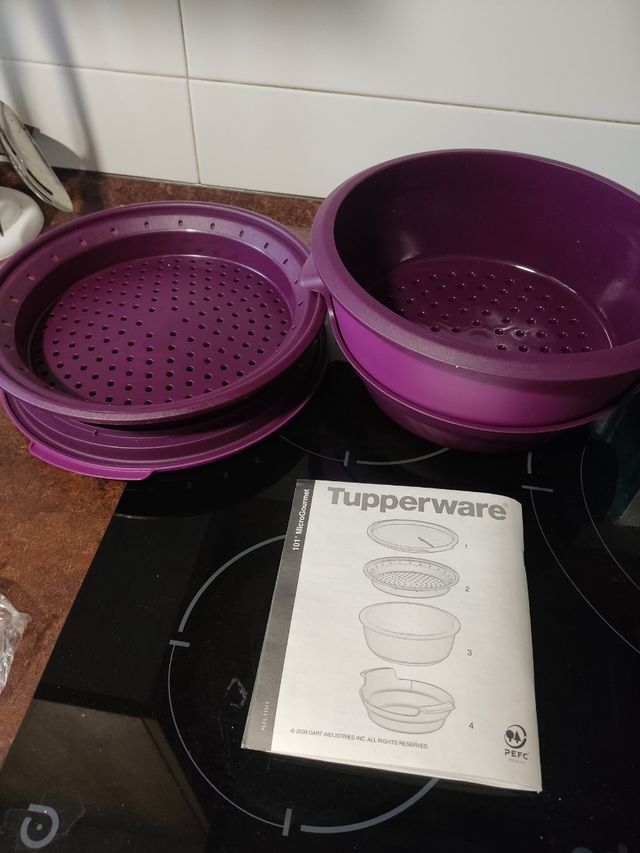 Vaporera microgourmet 101° Tupperware