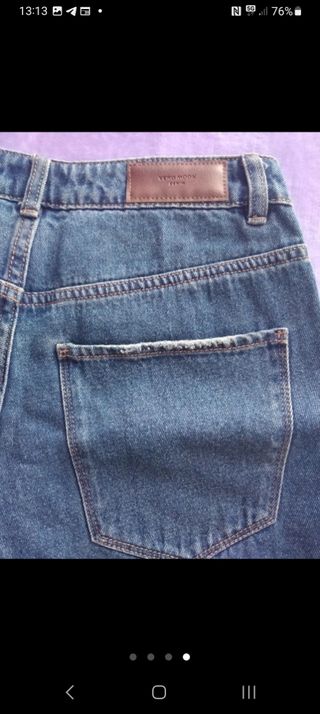 Pantalón corto vaquero, mujer. 
