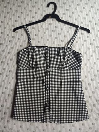 Top abotonado mujer estilo Pin Up