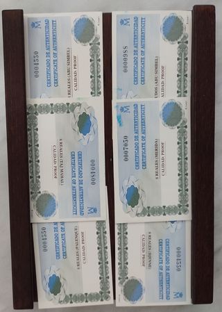 coleccion de monedas de oro y plata,proof 1996