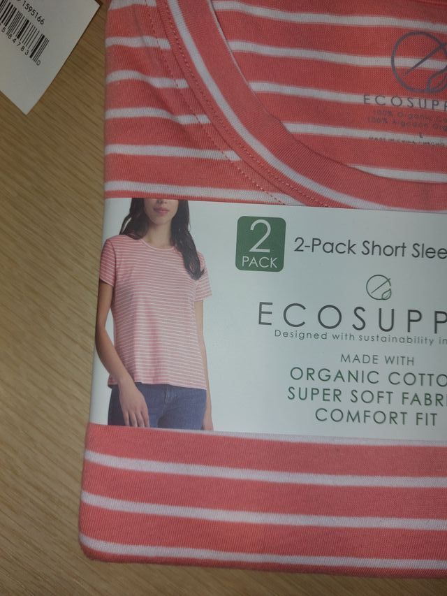 Pack 2 camisetas algodón organico