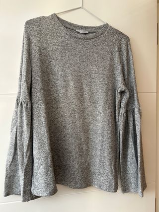 jersey gris zara
