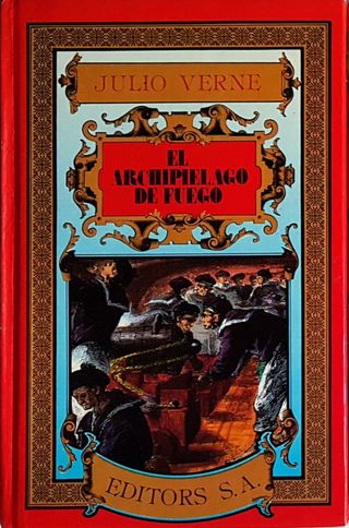 Lote 3 libros antiguos Julio Verne y marcapáginas