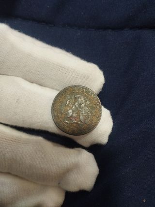 🪙Lote 2 MONEDAS 2 cent 1870y1 cent Alfonso 13