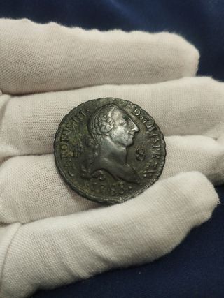 Moneda 8 maravedis 1788 carlos lll SG