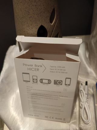 Batería portátil  azul 2200mAh