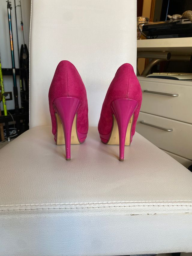 Tulipano tacchi alti decollete fucsia rosa 38