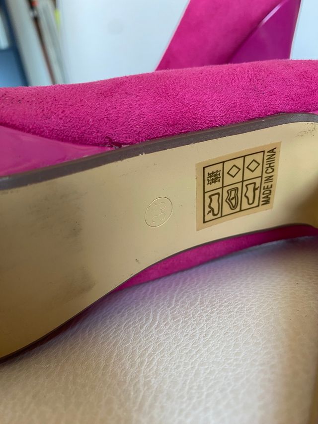 Tulipano tacchi alti decollete fucsia rosa 38