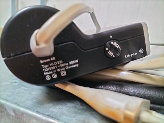 secador Braun HLD 231 Vintage