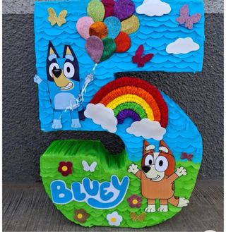 Piñata perro bluey