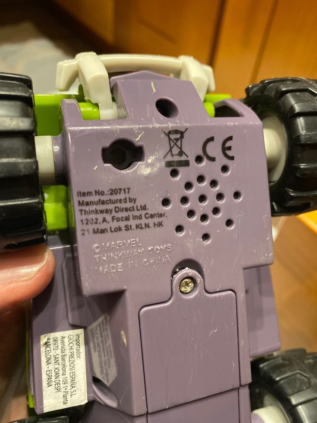 Coche Hulk-La masa de Los Vengadores Marvel