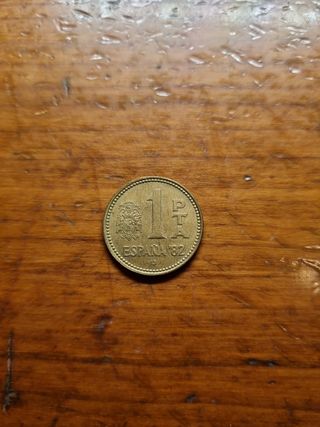 1 peseta 1980 *80 "España 82"