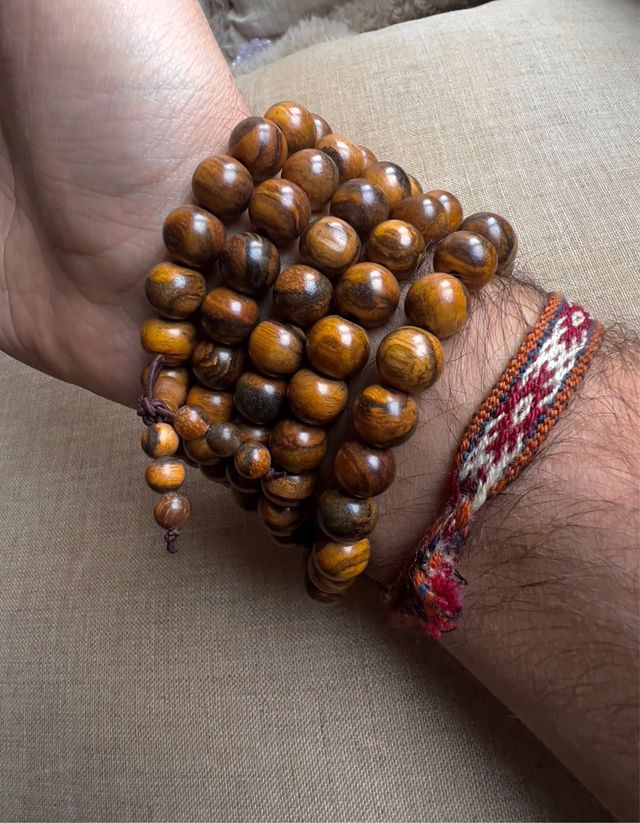 Japa mala sándalo 108 grande 10mm