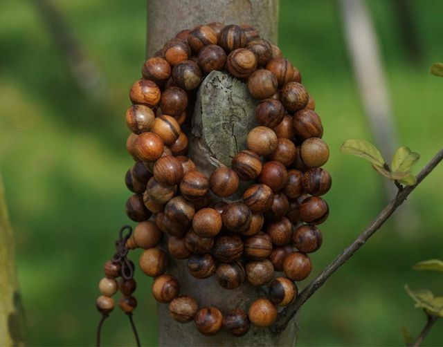 Japa mala sándalo 108 grande 10mm