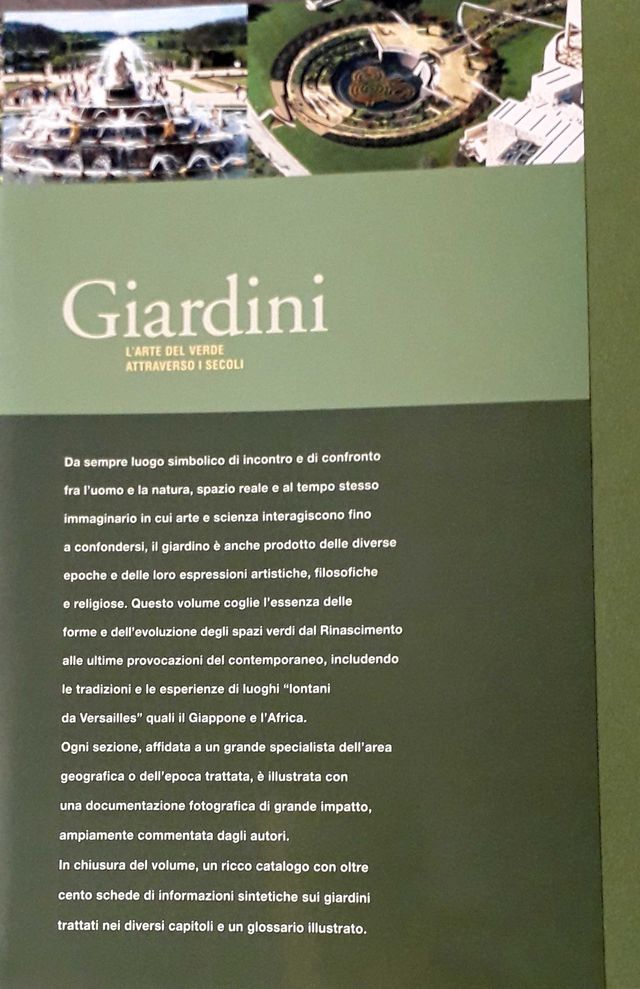 Libro di saggistica e arte "Giardini"