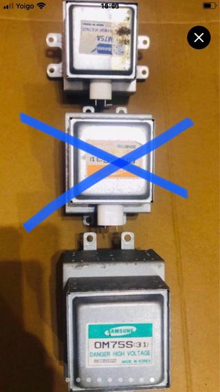 Magnetrones microondas varios