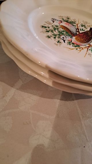 3 platos la cartuja de sevilla