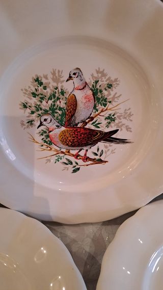 3 platos la cartuja de sevilla