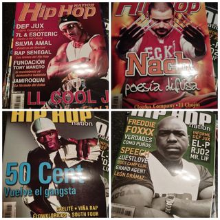 15 revistas Hip Hop nation con CDs (descripción)