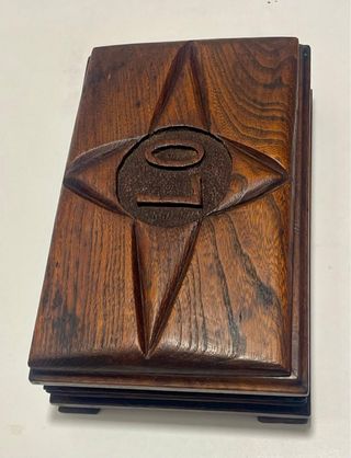 ANTIGUA CAJA DE MADERA