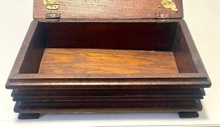 ANTIGUA CAJA DE MADERA