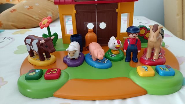 playmobil 1 2 3 Granja sonidos