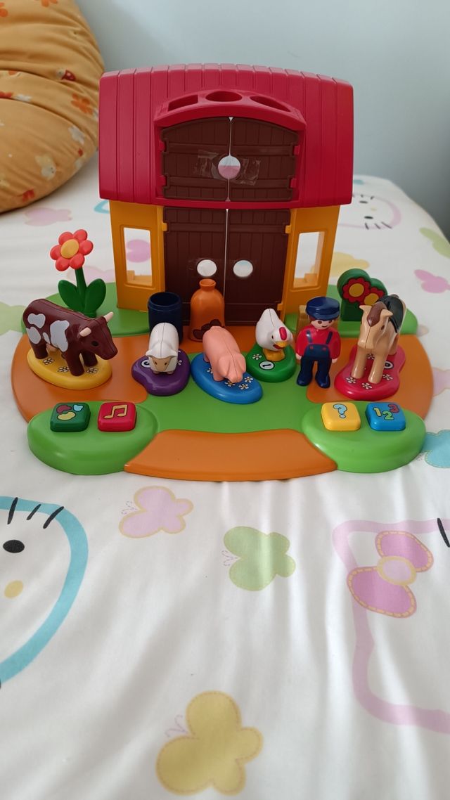 playmobil 1 2 3 Granja sonidos