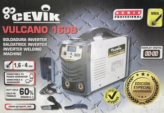 Soldador inverter Cevik Vulcano 160B