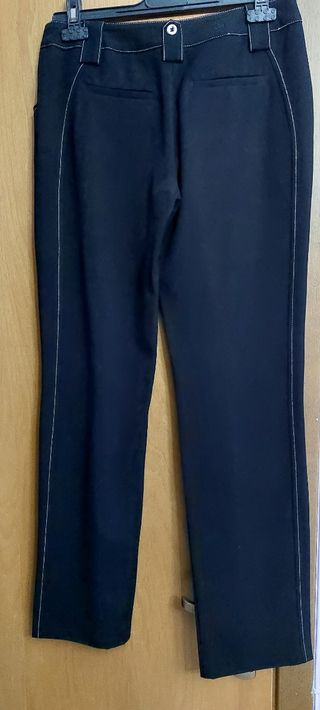 Pantaloni twill tg.40  nero donna