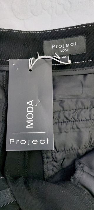 Pantaloni twill tg.40  nero donna