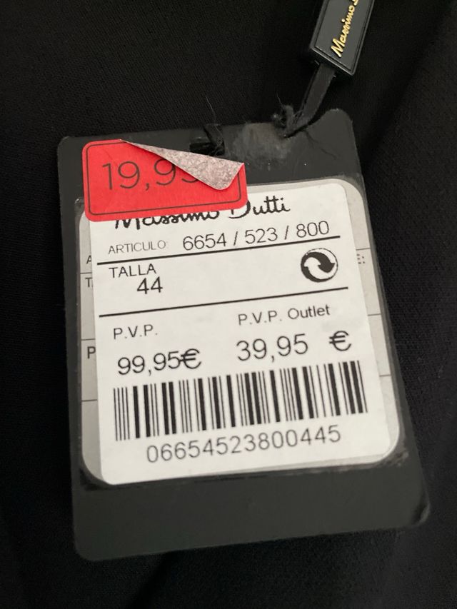 mono massimo dutti T44 nuevo nunca usado