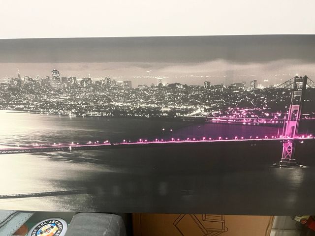 Lienzo paisaje nocturno