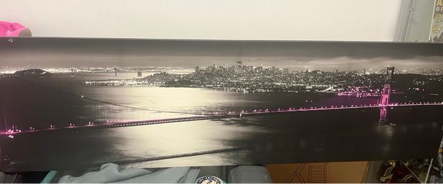 Lienzo paisaje nocturno