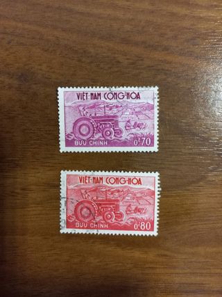 Francobolli "VIETNAM BUU CHINH"