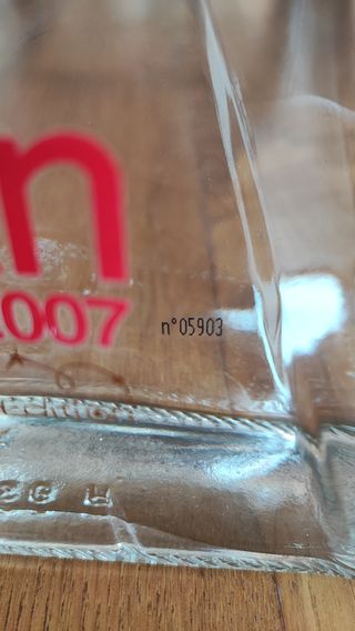 Bottiglia Evian 2007 da collezione - limited ed.