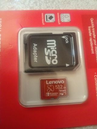 Micro targetad 512 gb nuevas lenovo