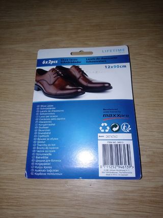 lacci per le scarpe confezione 6x2 pcs