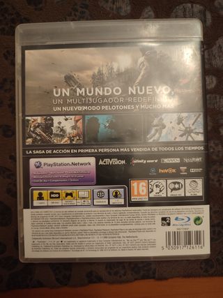 Call of duty , Grand theft auto IV. Juegos PS3
