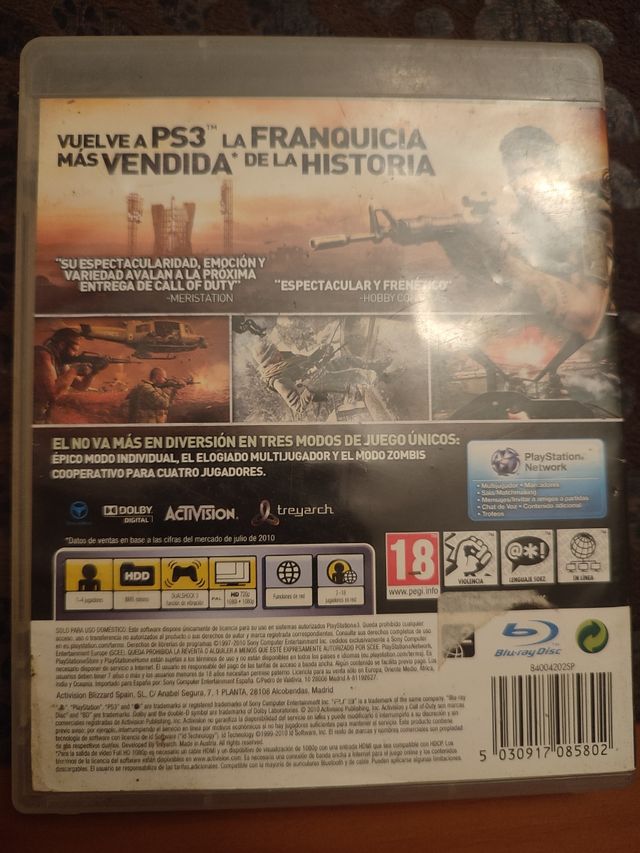 Call of duty , Grand theft auto IV. Juegos PS3