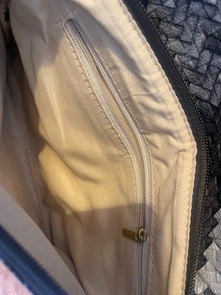 bolso mano gris tipo sobre nuevo