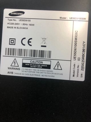 Módulo alimentación Samsung 55” led