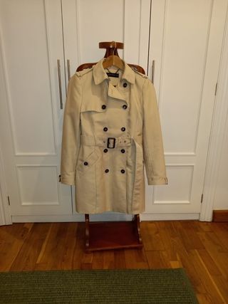 Gabardina Mujer Beige