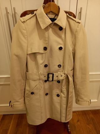 Gabardina Mujer Beige