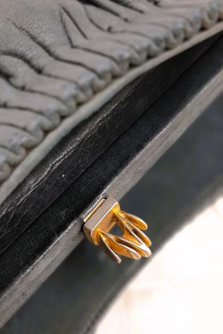 Piccola borsetta vintage in pelle anni '50/60