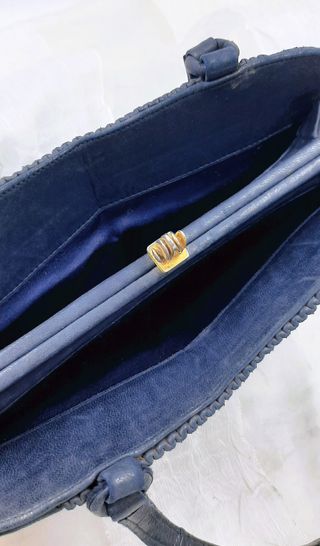 Piccola borsetta vintage in pelle anni '50/60