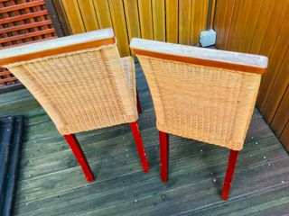 REBAJADAS! DOS SILLAS DE MIMBRE BOHO CHIC