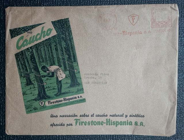 REVISTA CAUCHO FIRESTONE-HISPANIA AÑO 1948