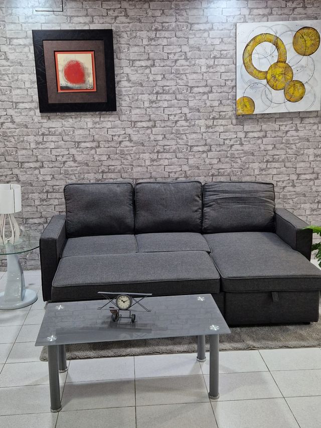 Oferta On Line! ¡Sofá cama chaise longue y arcon