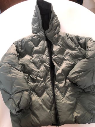 chaquetón pluma verde 